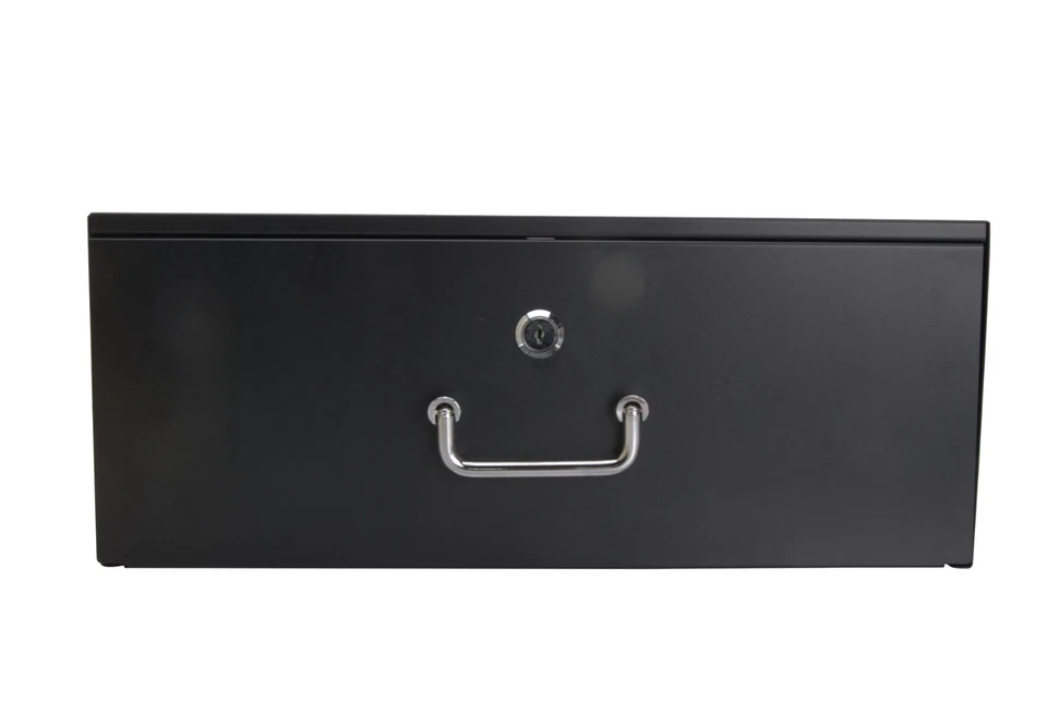 4U 19" Server Drawer Case Rack Mount with Lock for IT/Audio/DJ Equipment Storage - Image 2 of 4