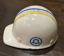 VINTAGE BELL TELEPHONE HARD HAT BOTTLE OPENER AT&T SCOTT PROD. NEWARK NJ