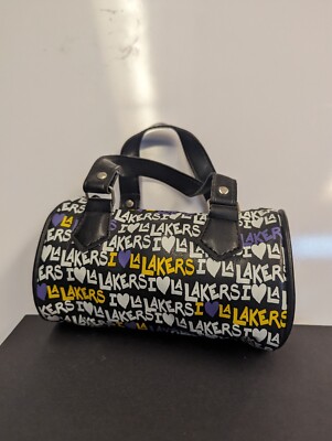 JJ Matis LA Lakers Zippered Vinyl Pouch Purse, 5''x7''