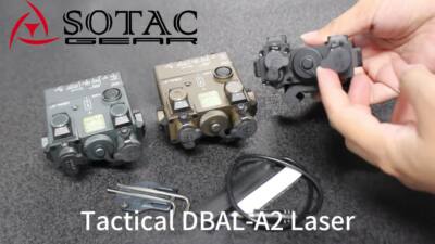 SOTAC DBAL-A2 Red IR Aiming Laser Tactical Light White LED
