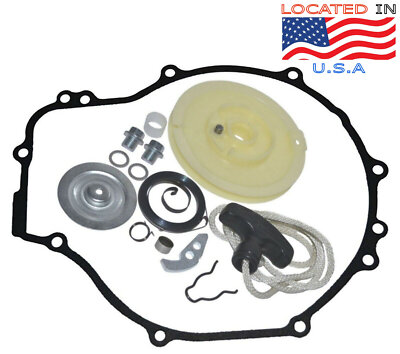 fits Polaris Rebuild Recoil Pull Starter Start Kit Gasket Atp500 Atp 500 2005