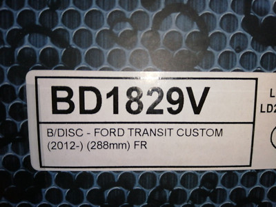 2 x Abtex Front Brake Discs BD1829V. Ford Transit Custom Tourneo 2.0 D 2.2 dCi