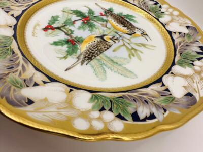 Near Mint [Rare] Noritake Birds of America Christmas Plate 1999
