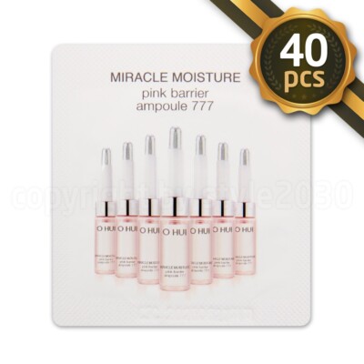 O HUI Miracle Moisture Pink Barrier Ampulle 777 1ml x 40 Stück (40ml) OHUI