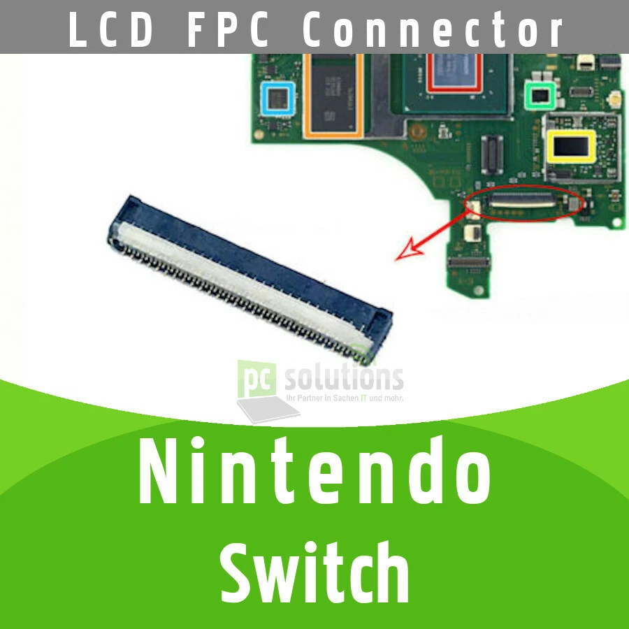 ✅ Nintendo Switch Console LCD FPC Connettore Schermo Display Connettore