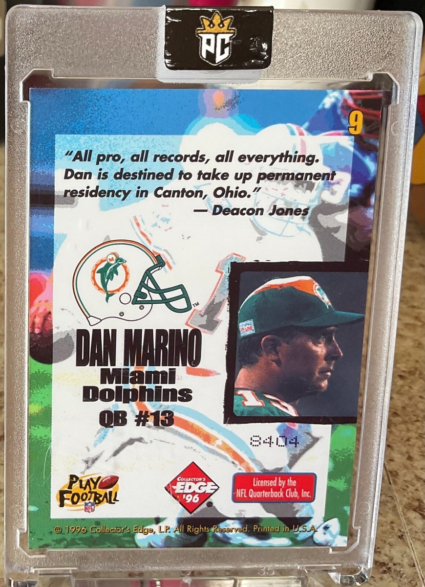 Dan Marino 1996 Collectors Edge Ripped Football Card #9 | eBay