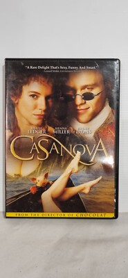 Casanova (DVD, 2005) Heath Ledger, Jeremy Irons. Region 1 US Like New