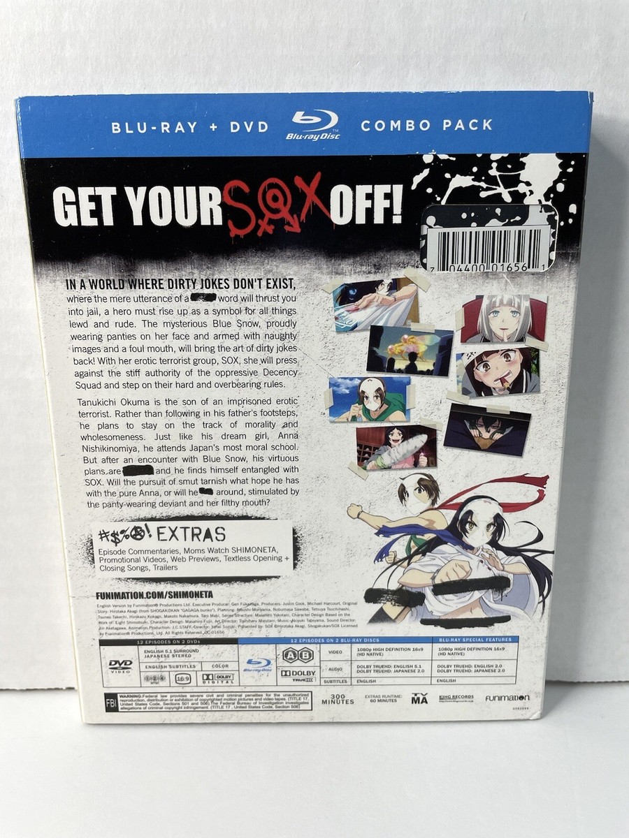 Shimoneta A Boring World Complete Series Blu-ray DVD New Slipcover