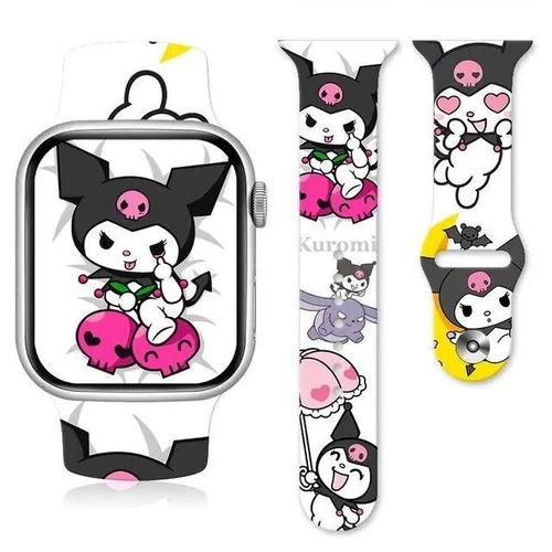 Anime Sannrio My Melody Cinnamoroll Kuromi Uhrenarmband für Apple Watch 8765 Stra - Bild 21 von 58
