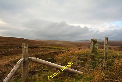 Photo 6x4 Boundary stone B10 on Round Hill North Stainmore The boundary s c2014