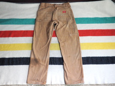 VTG Y2k Dickies Faded Distress Grunge Tan Canvas Logo 32x31 Skate Pants