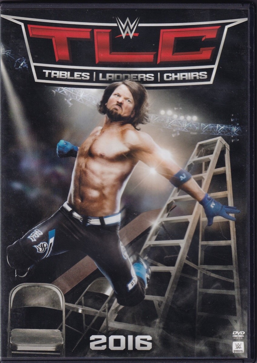 WWE TLC 2016 Wrestling DVD AJ Styles The Miz John Moxley Dolph