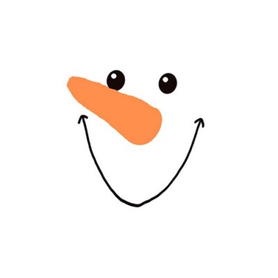 20 Servietten Happy Snowman Gesicht Schneemann Lustig Winter weiß Deko 33x33cm