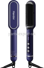 Negative Ionic Hair Straightener Brush 9 Temp Settings - Effortless Styling Blue