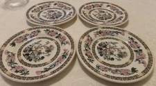 4 Lamberton Ivory China LAM49 India Tree Design Bread & Butter Plates Scammell