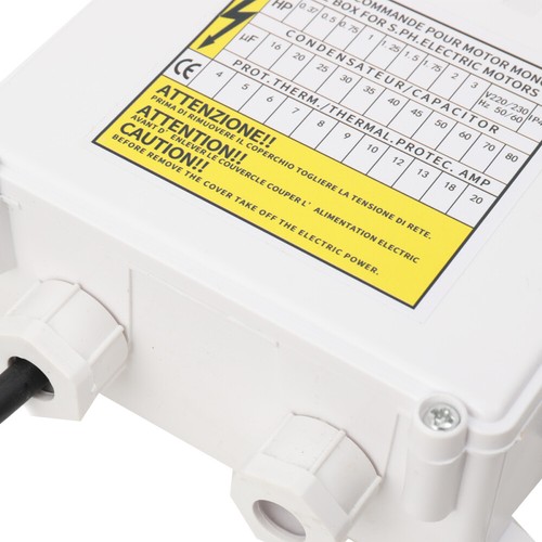 6A/8A/10A switching control box switch box for deep well pump 550W-1100W 30uF-45uF - Picture 30 of 33