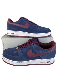 nike air force 1 burgundy mens