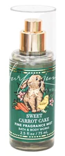 Bath & Body Works Sweet Carrot Cake Easter Bunny Mist Spray Travel 2.5 oz Mini