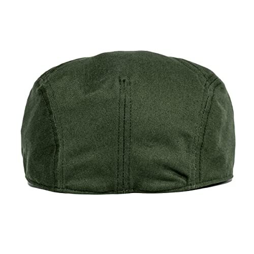 BOTVELA Men Cotton Twill Newsboy Flat Ivy Driving Hat Fitted 7 5/8 Army Green - Bild 6 von 7