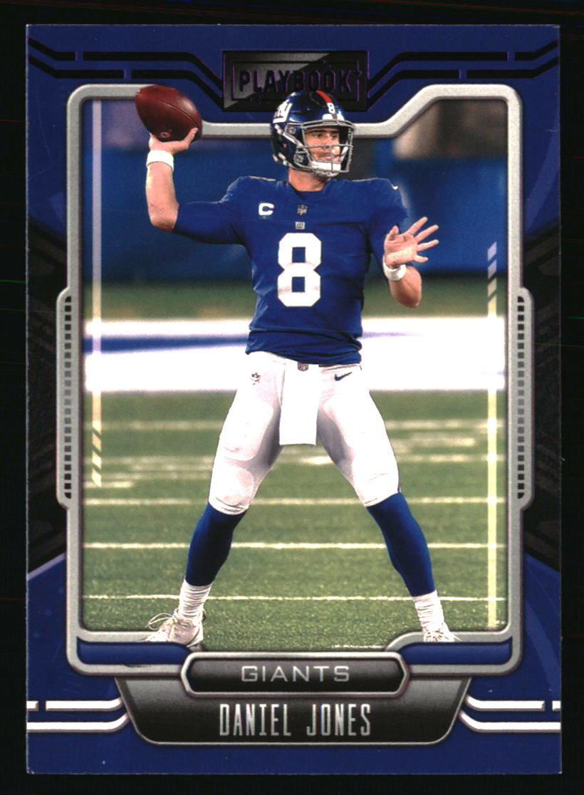 Daniel Jones 2021 Panini Playbook #62 FOOTBALL Card