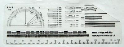 Arnold Rapido Planungs Schablone Maßstab 1:7