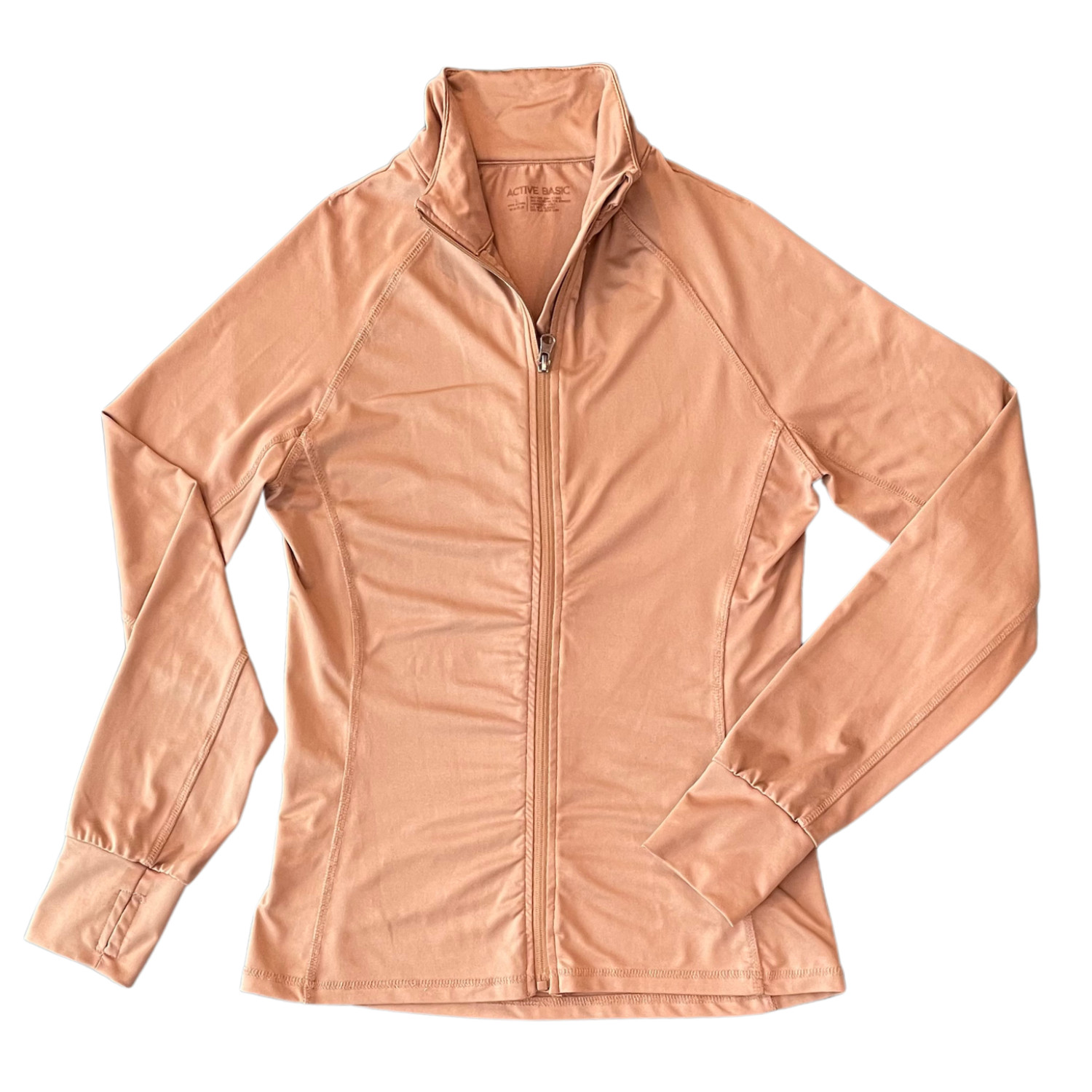 Active Basic Long Sleeved Track Jacket with Thumb… - image 1