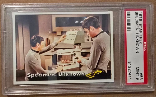 1976 Topps Star Trek #58 "Specimen: Unknown" Non-Sport Trading Card - PSA MINT 9
