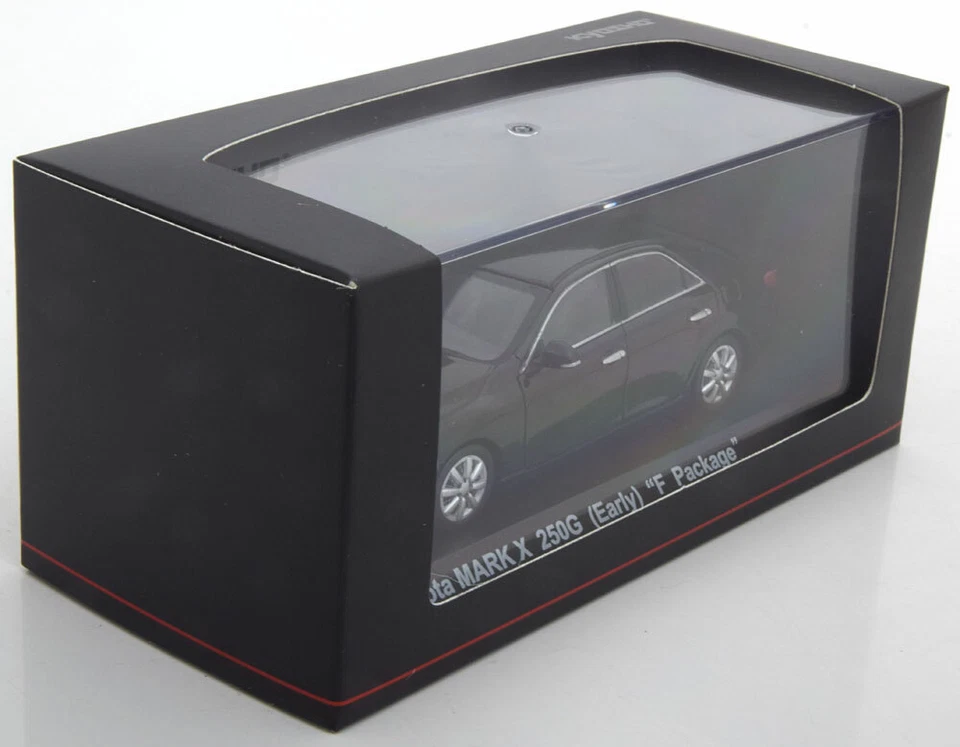 TOYOTA MARK X 250G EARLY F PACKAGE 2004 NERO KYOSHO 03637BK2 1/43 - Immagine 3 di 3