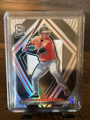 2020 Panini Spectra Austin Hays Jersey Patch Silver Prizm #83 Orioles 
