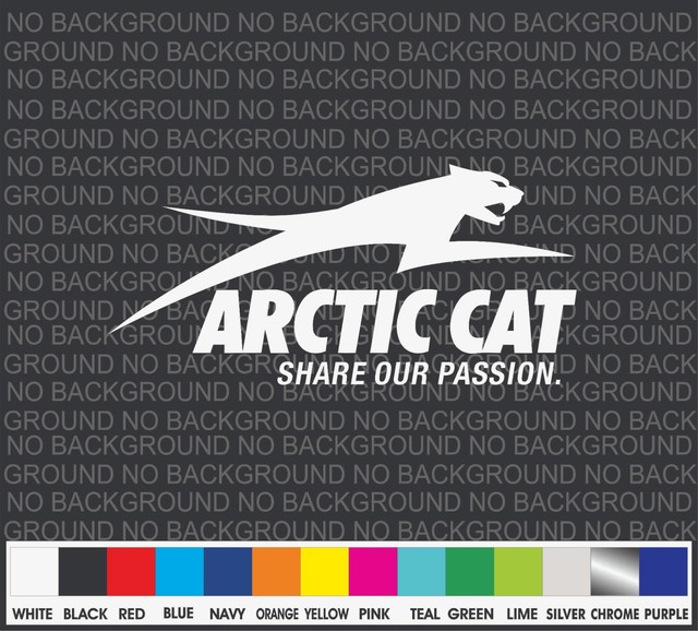 Arctic Cat Snowmobile Racing sport Car Truck Window Decal Sticker