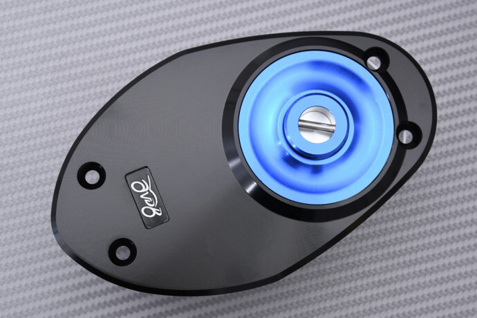 Bouchon réservoir essence bleu 1/4 tour sécurisé par clé pour Ducati 999 R