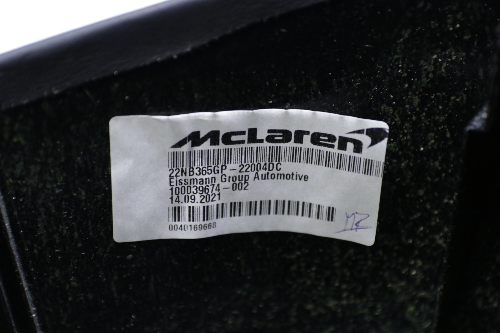 *Damaged* McLaren GT Front Left & Right Leather Door Panels Pair 2020 - 2023 OEM