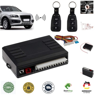 Universal Keyless Entry Remote Control - Durable Folding Key with 2 Transmitters