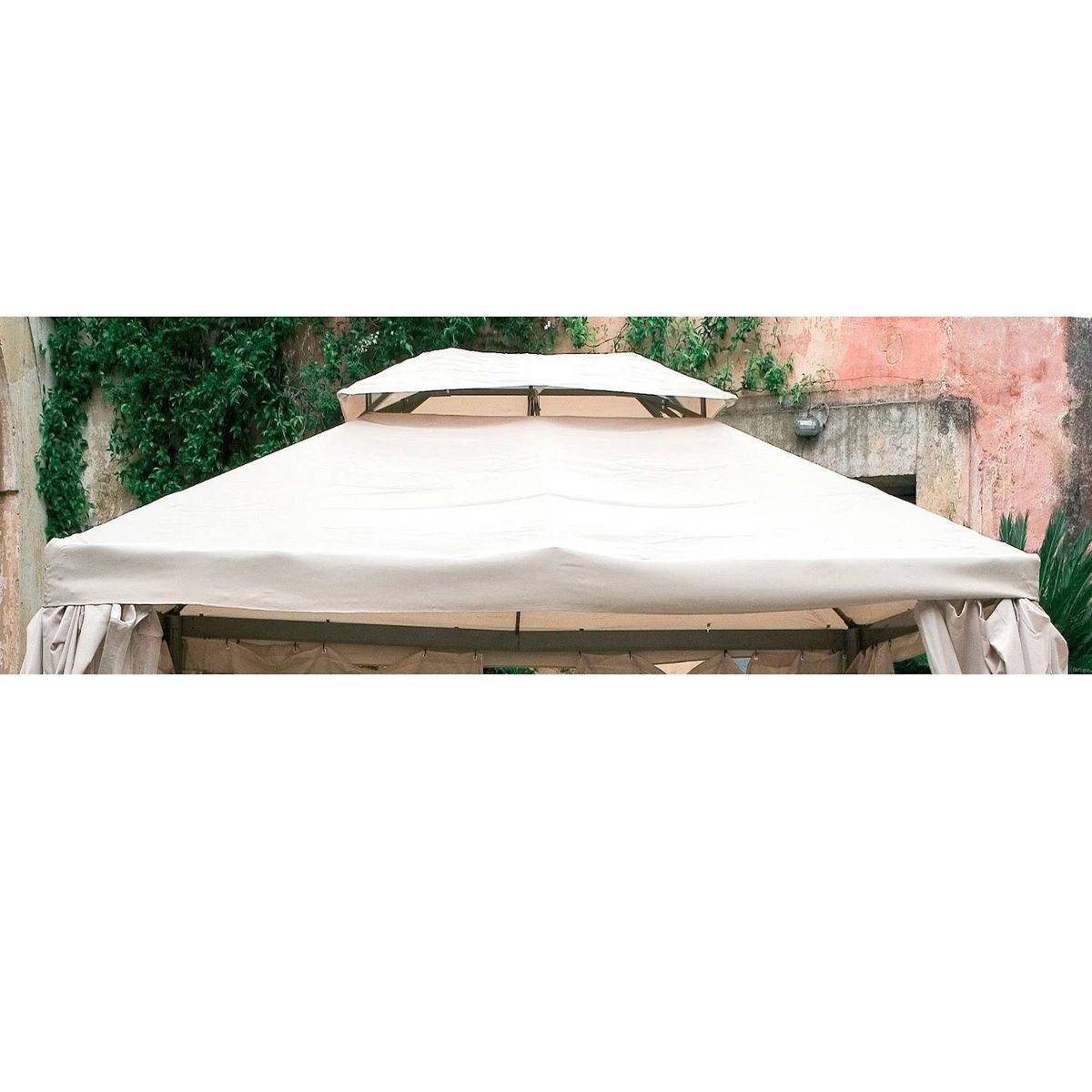 Set 4 Teli Zanzariera Per Gazebo Da Giardino 3x3 M Kit Di 4 Zanzariere