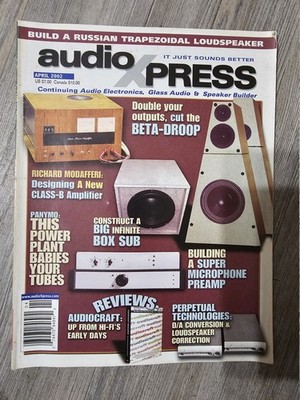 Audio xpress magazine April 2002 M174