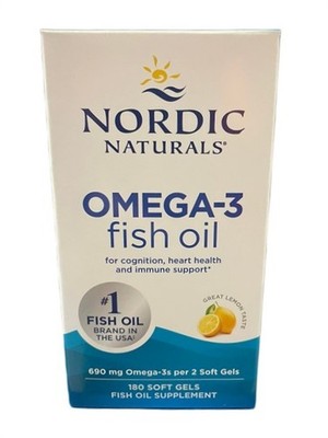 Nordic Naturals Omega-3, 690mg - 180 softgels (277,72 EUR/kg)