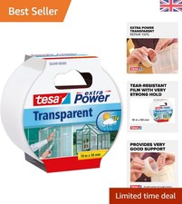 Flexible Waterproof Tape for Glass & Plastic Repair - 10m x 50mm Clear Solution