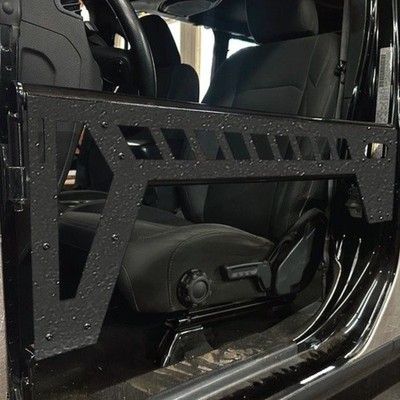 For Jeep Gladiator 20-25 Steinjager Jagerdoor Texturized Black Front Trail Doors