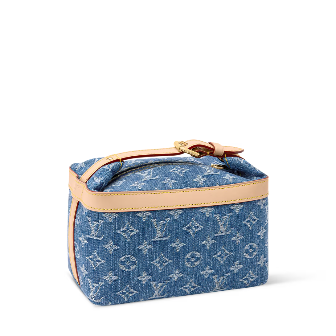ルイヴィトン/VUITTON/バッグ NEW Louis Vuitton Monogram Cruiser Toiletry Hand Bag Blue M27945