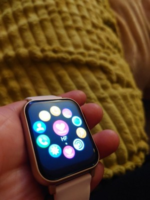  Smartwatch 42,4mm Aluminiumgehäuse mit Silikonarmband - Terra Rosa (W2035OV3N)