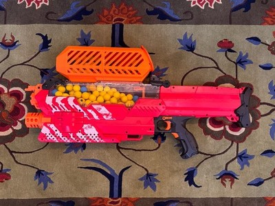 New Nerf Nemesis + 2 X 50 (100) Rival Rounds + Lipo Battery Tray +