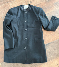 Vintage Christian Dior  The Suit  Black Wool Jacket Blazer Paris New York USA 80