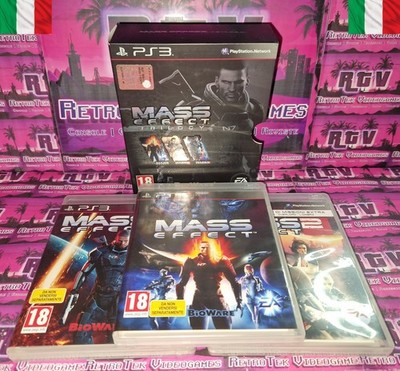   MASS EFFECT TRILOGY HD SONY PS3 PAL ITA CIB COMPLETE PERFECT BLES-01462