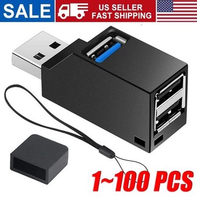 USB3.0 Hub 3Ports Mini Splitter High Speed Data Transfer For PC Laptop wholesale