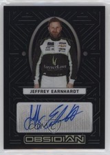 2023 Panini Chronicles Obsidian Signatures Jeffrey Earnhardt #JE Auto pu3