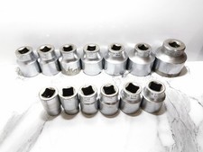 13PCS VERY LARGE DRAPER 3/4" DRAPER METRIC 19MM TO 55MM SOCKETS SOCKET REF7199