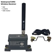 4W Waterproof DMX Wireless Receiver 2.4GHz 500m RX Wireless DMX512 Receiver -new