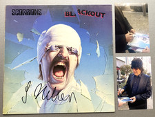 GOTTFRIED HELNWEIN "Scorpions" In-person signed  LP Vinyl  Autogramm + Foto