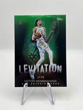 2025-26 Topps Victor Wembanyama /99 Levitation Green 1st YEAR w/ SPURS logo
