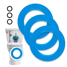 Flush Valve Seal 3Pack for Toilets, Upgraded Silicone Replacement Parts